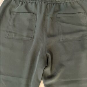 Olive Green Casual Pants